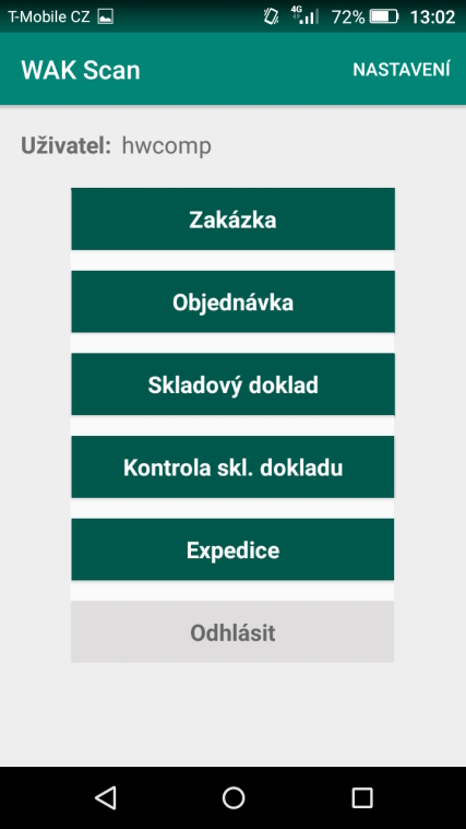 wi ctecka caroveho kodu menu