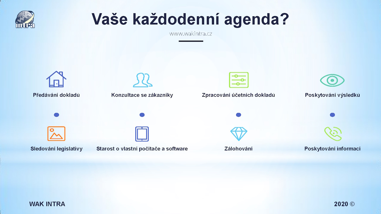 WAK INTRA – Moderní ERP systém pro účetní firmy - Vaše každodenní agenda pod kontrolou