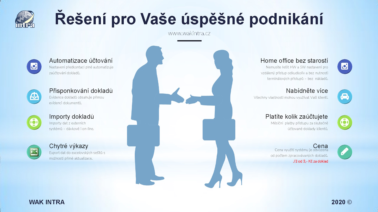 WAK INTRA – Moderní ERP systém pro účetní firmy - Automatizace, flexibilita a férová cena