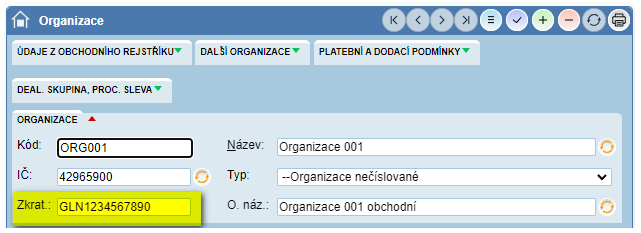 edi komunikace oganizace gln